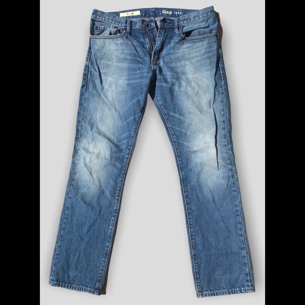 Mens Gap 1969 collections denim slim fit jean 31W-30L